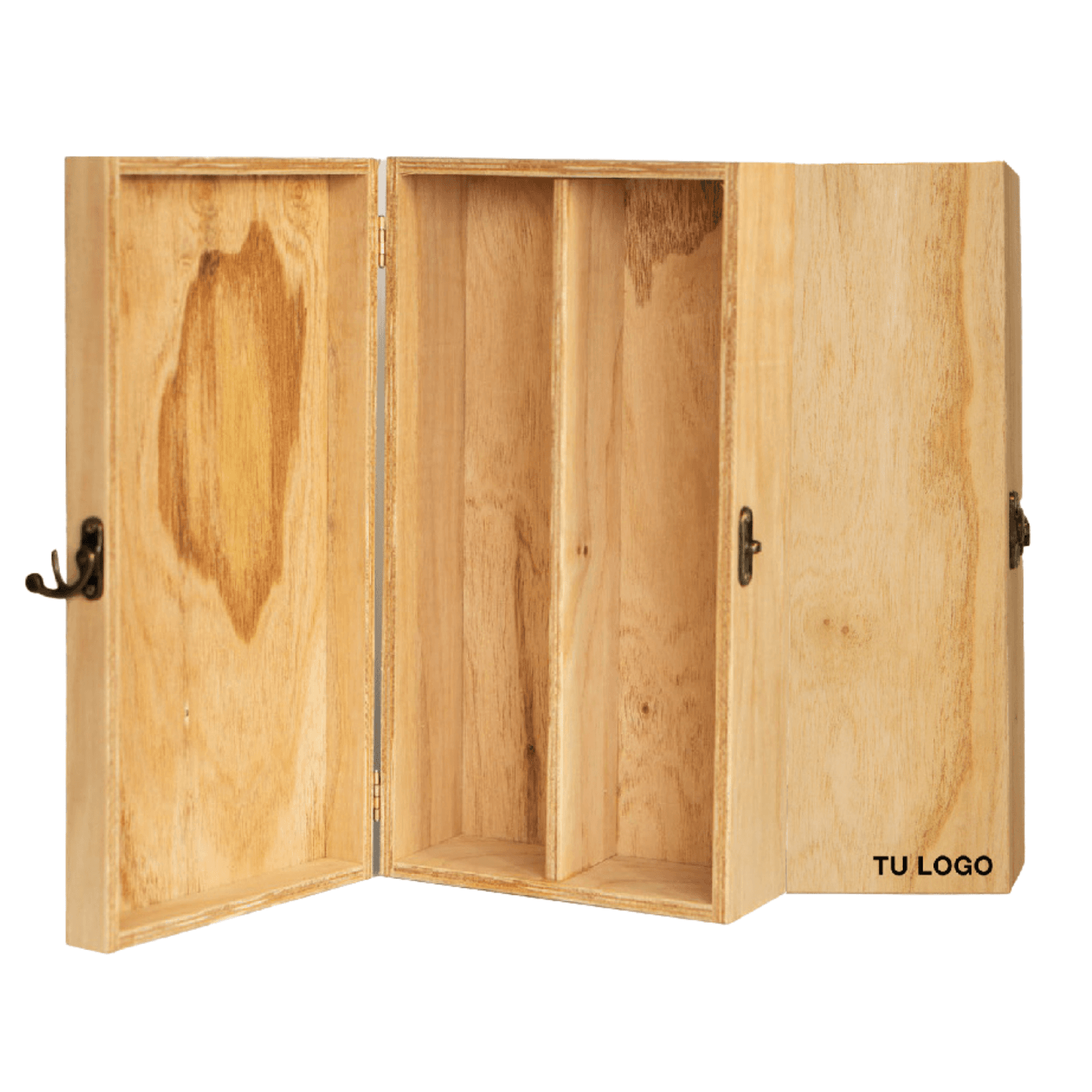 Estuche de madera: 2 VINOS