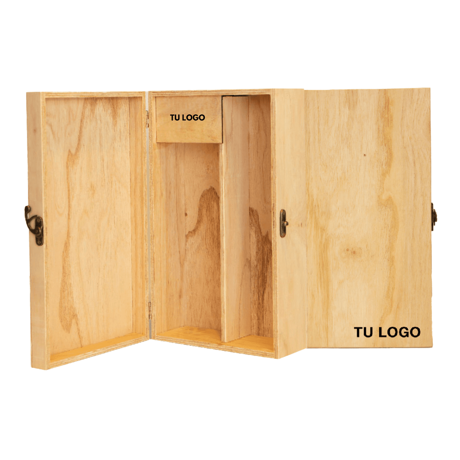 Estuche de madera: 1 VINO + 1 COPA